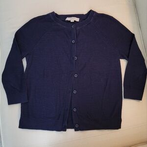 Loft cardigan soft black small